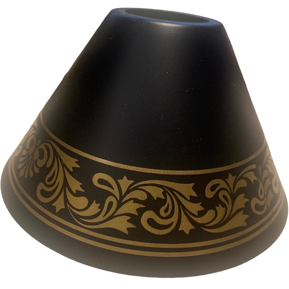Elegant Black and Gold Decorative Lampshade